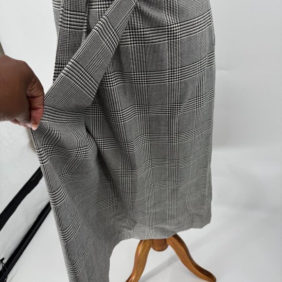Zara Woman Plaid High-Waisted Pencil Skirt Size S - Picture 10 of 14